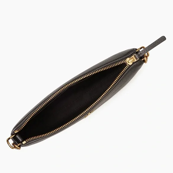 Tory Burch Black Crossbody Bag with Gold Logo - Picture 11 of 16